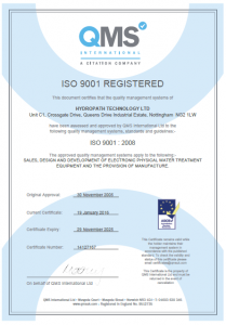 Chứng nhận ISO 9001/2008