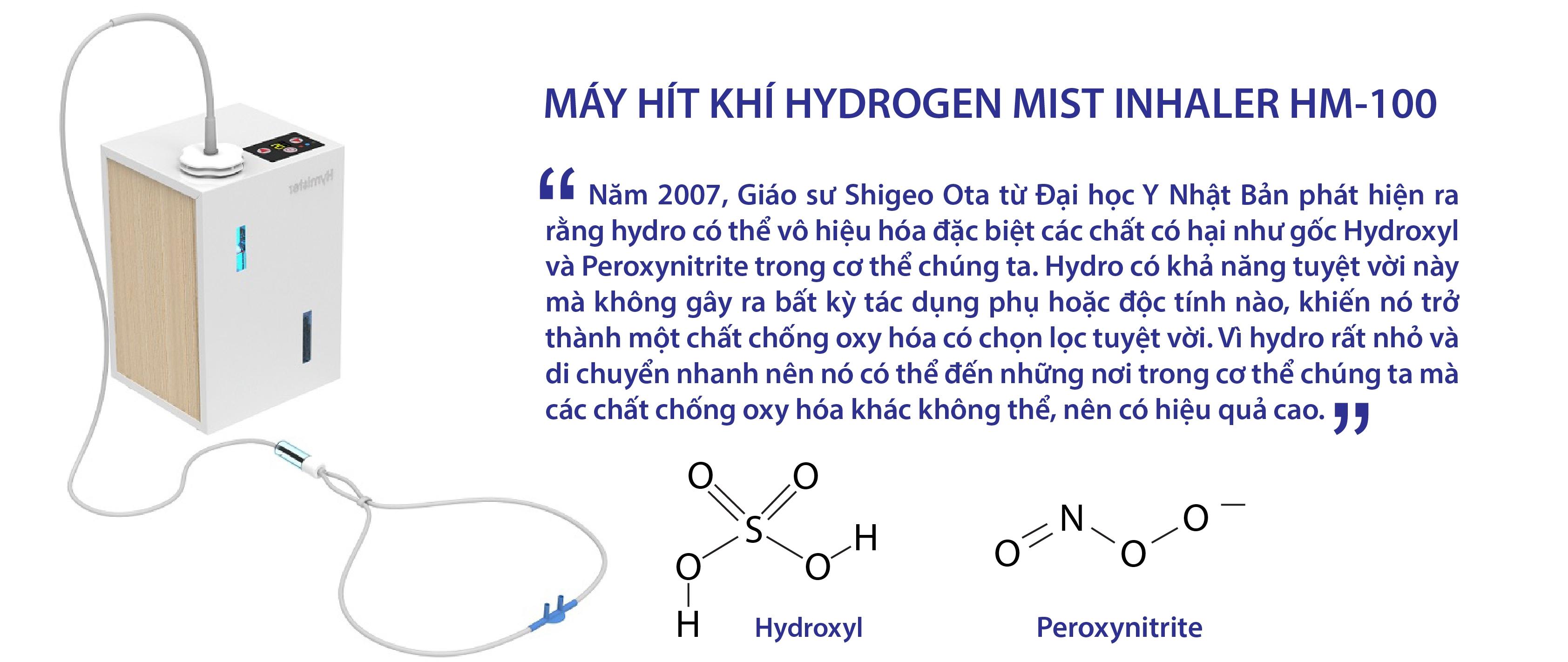 Máy hít khí Hydrogen Mist inhaler HM-100