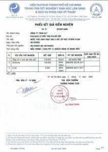 Sau khi qua thiết bị HydroFlow